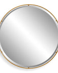 Canillo - Round Mirror - Gold