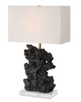 Basalt - Black Stone Table Lamp