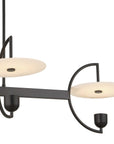 Kyoto - 4 Light Linear LED Chandelier - Black