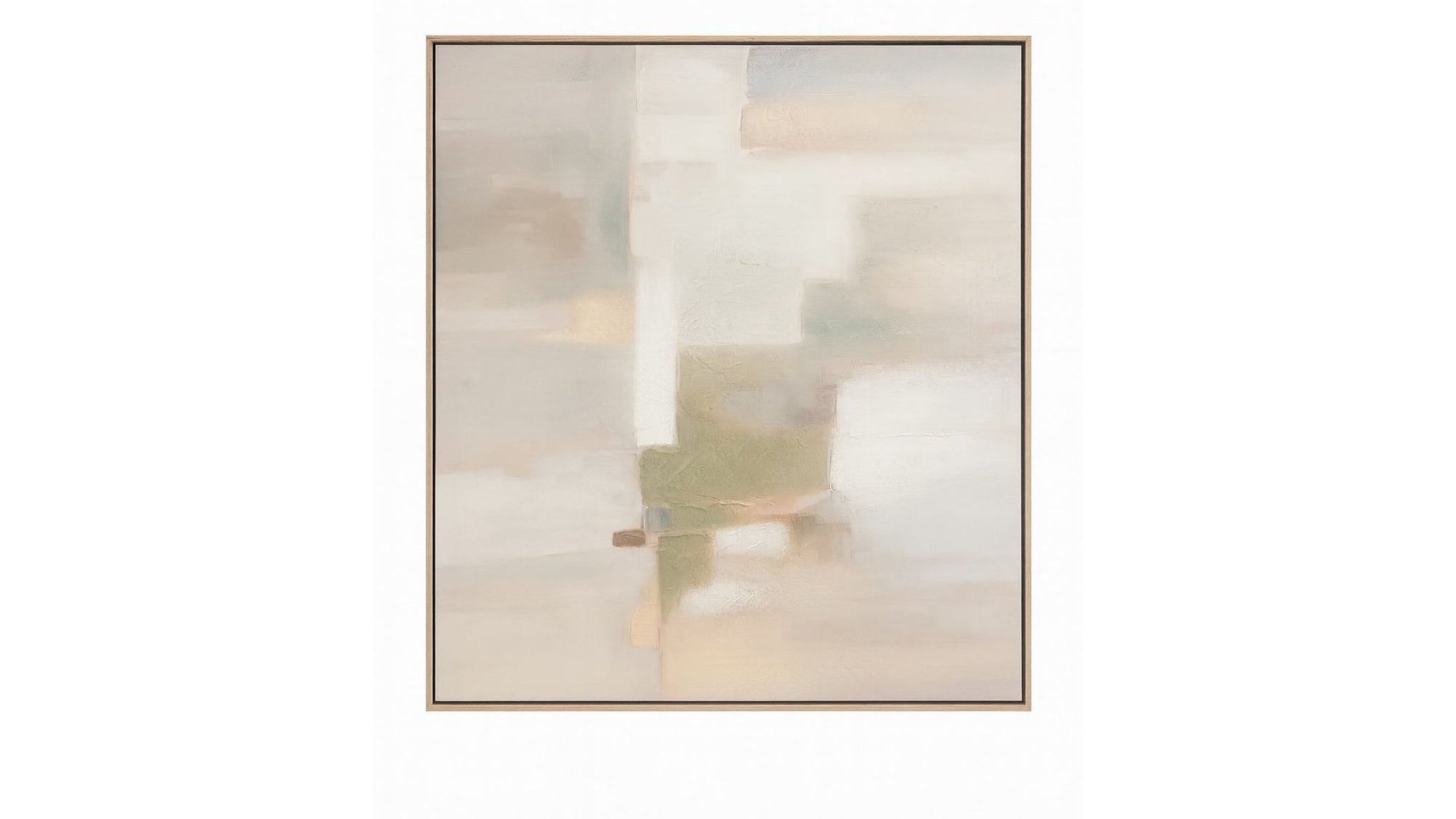 Framed Canvas Drifted Light - Silver