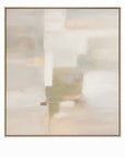 Framed Canvas Drifted Light - Silver