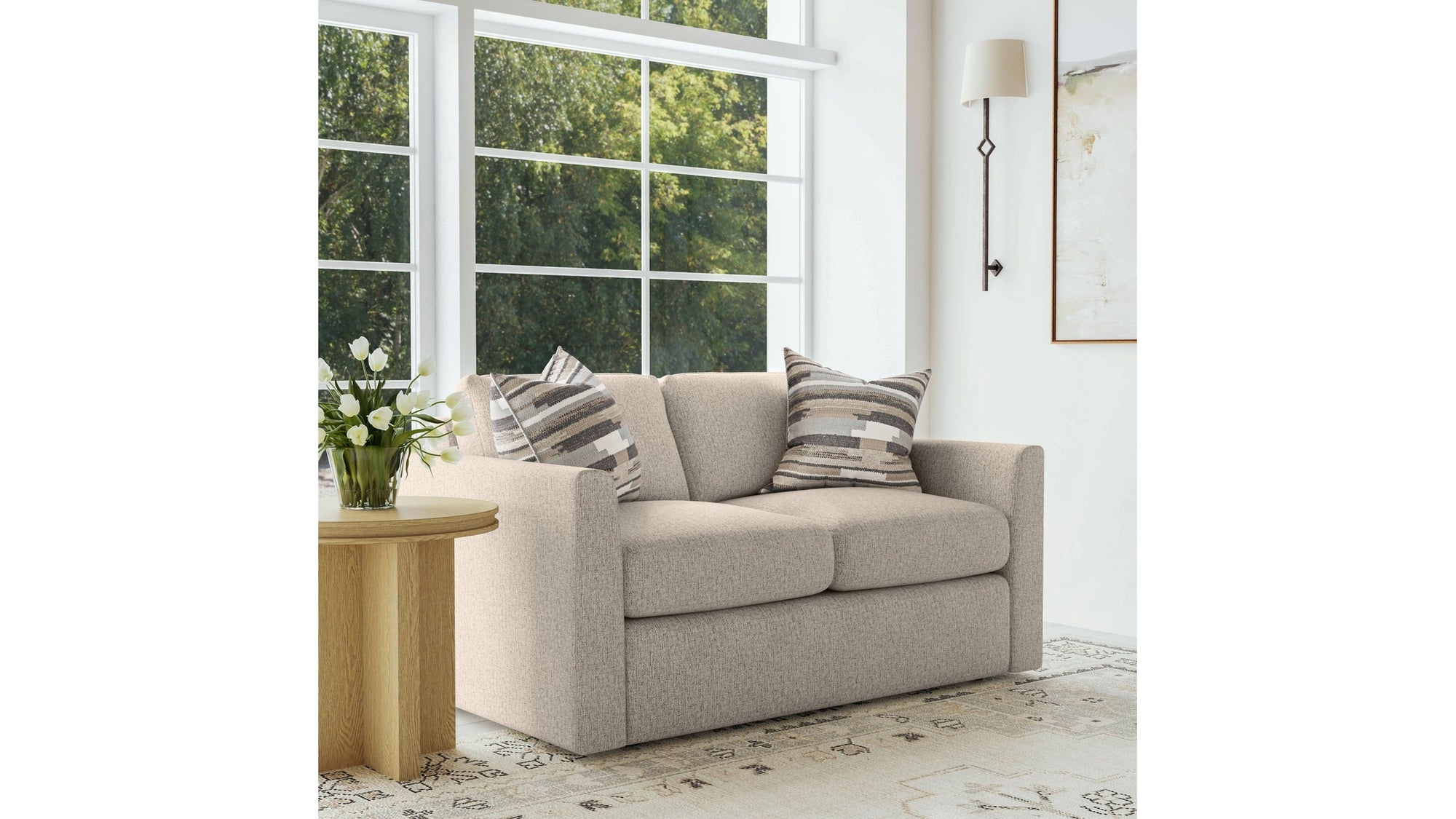 Sky - Fabric Loveseat