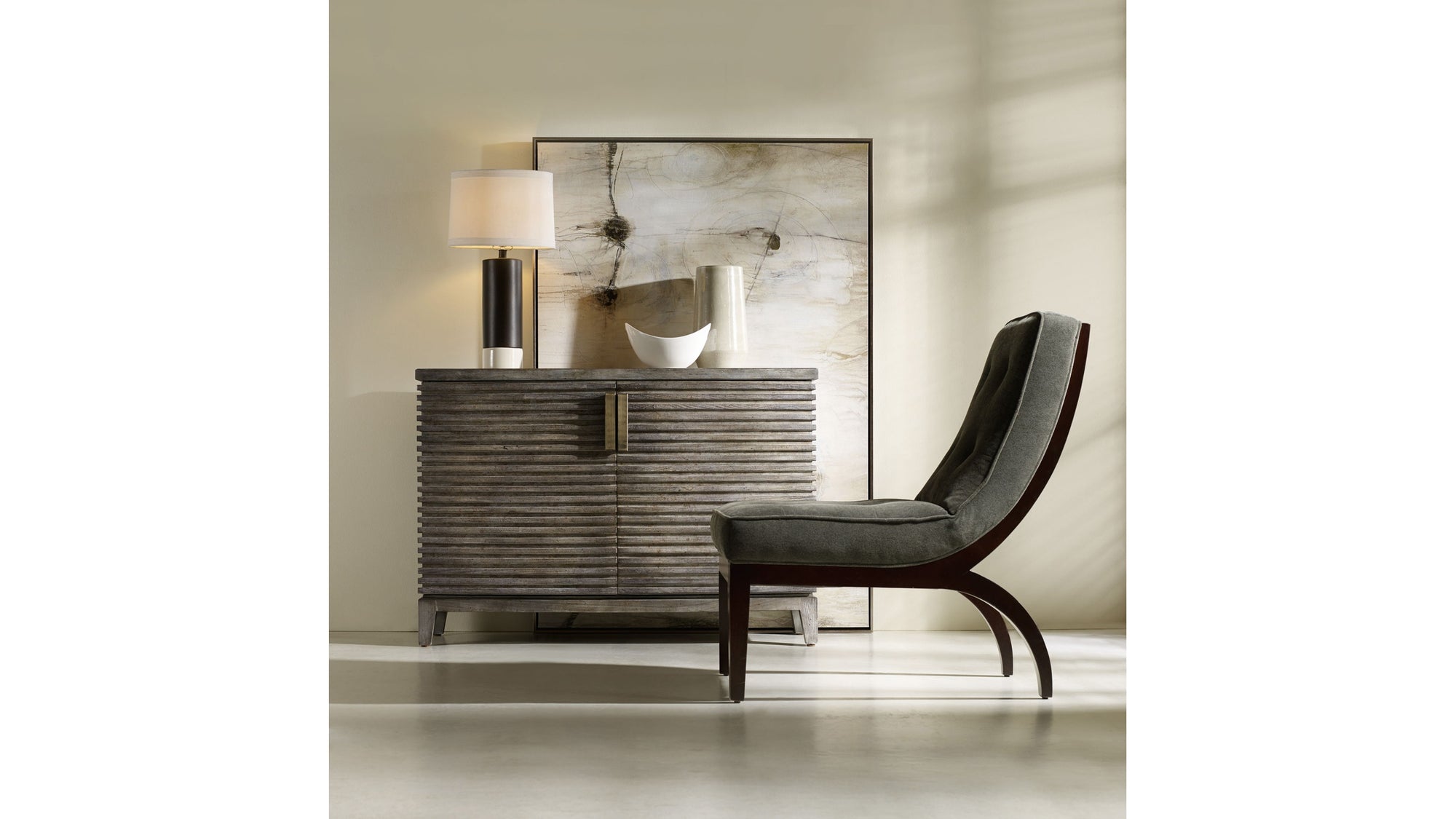 Melange - Delano Chest - Dark Gray