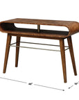 Ledger - Mid-Century Console Table - Woodtone
