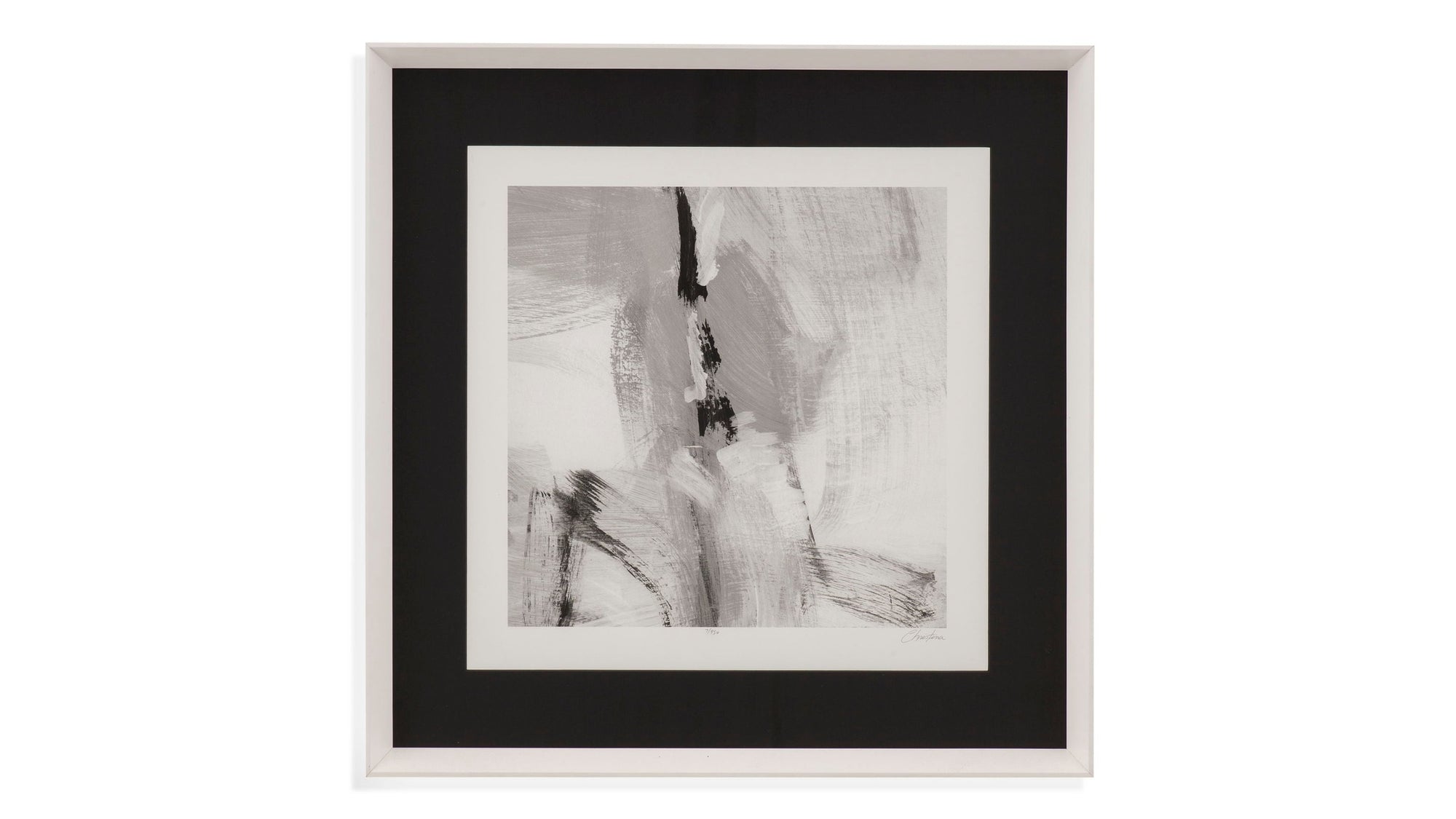 Soft Gray I Framed Print - Gray
