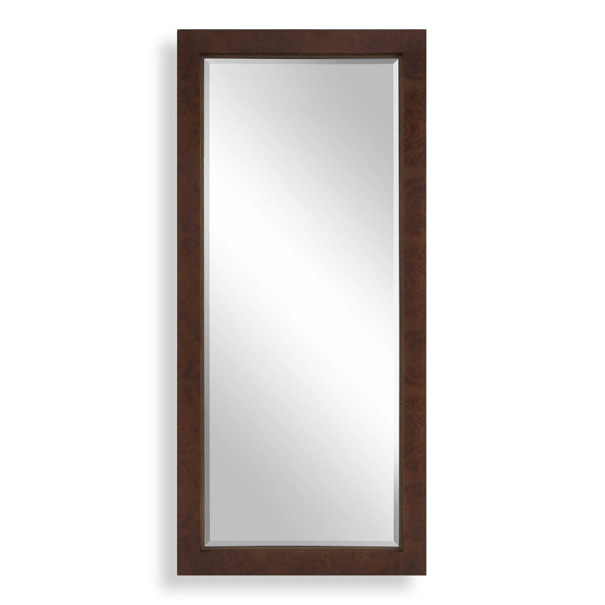 Durant - Tall Wood Mirror - Brown