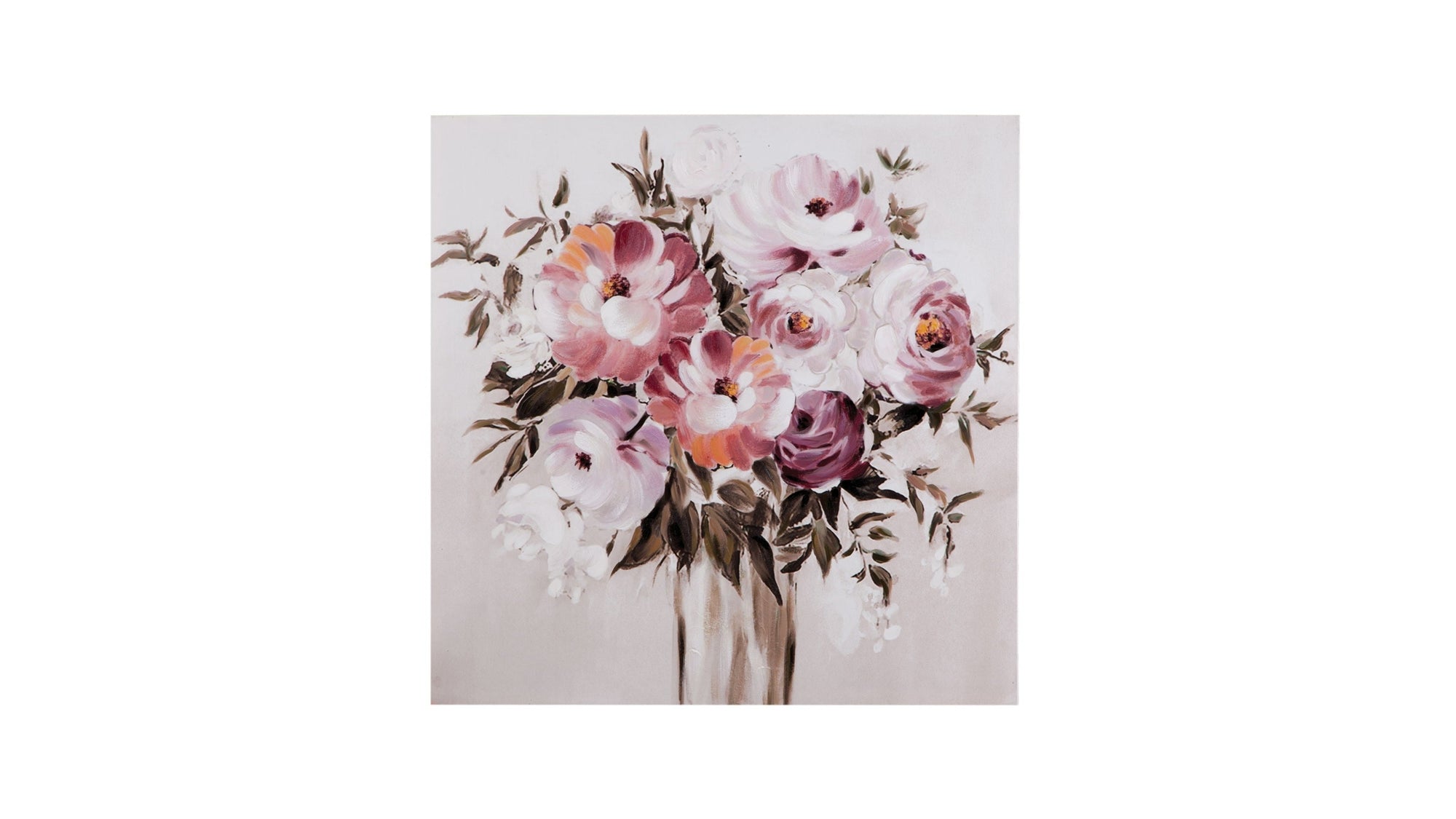 A Gift Canvas Art - Beige / Pink