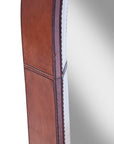 Homer - Oval Mirror - Dark Brown