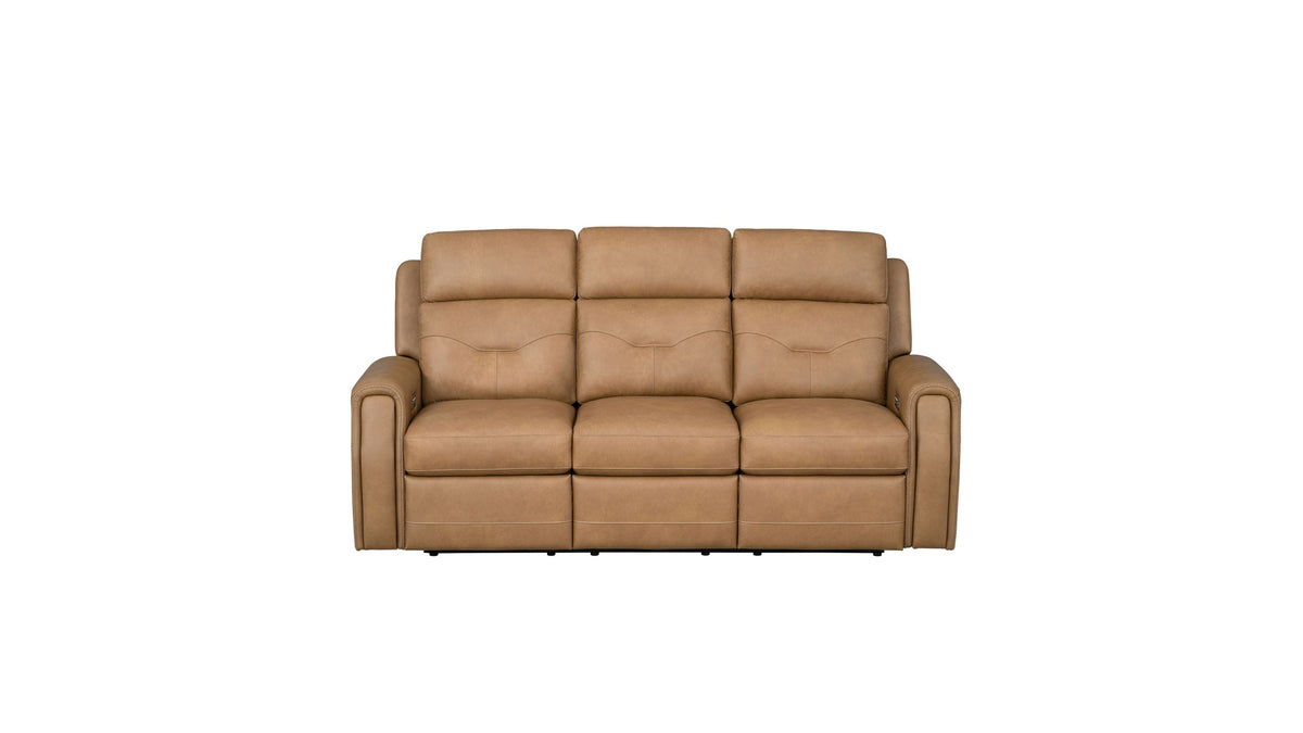Felix - Power Reclining Sofa With Power Headrest, Lumbar, Heat &amp; Massage