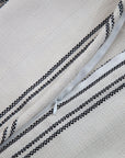 Prescott - Queen Duvet Cover Set (Set of 3) - White / Black