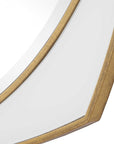Estella - Round Mirror - Gold / White