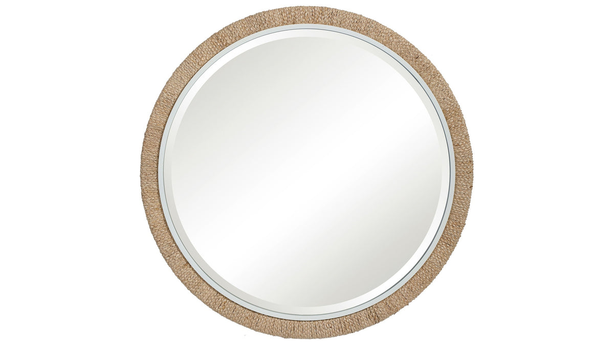 Carbet - Round Rope Mirror - Light Brown
