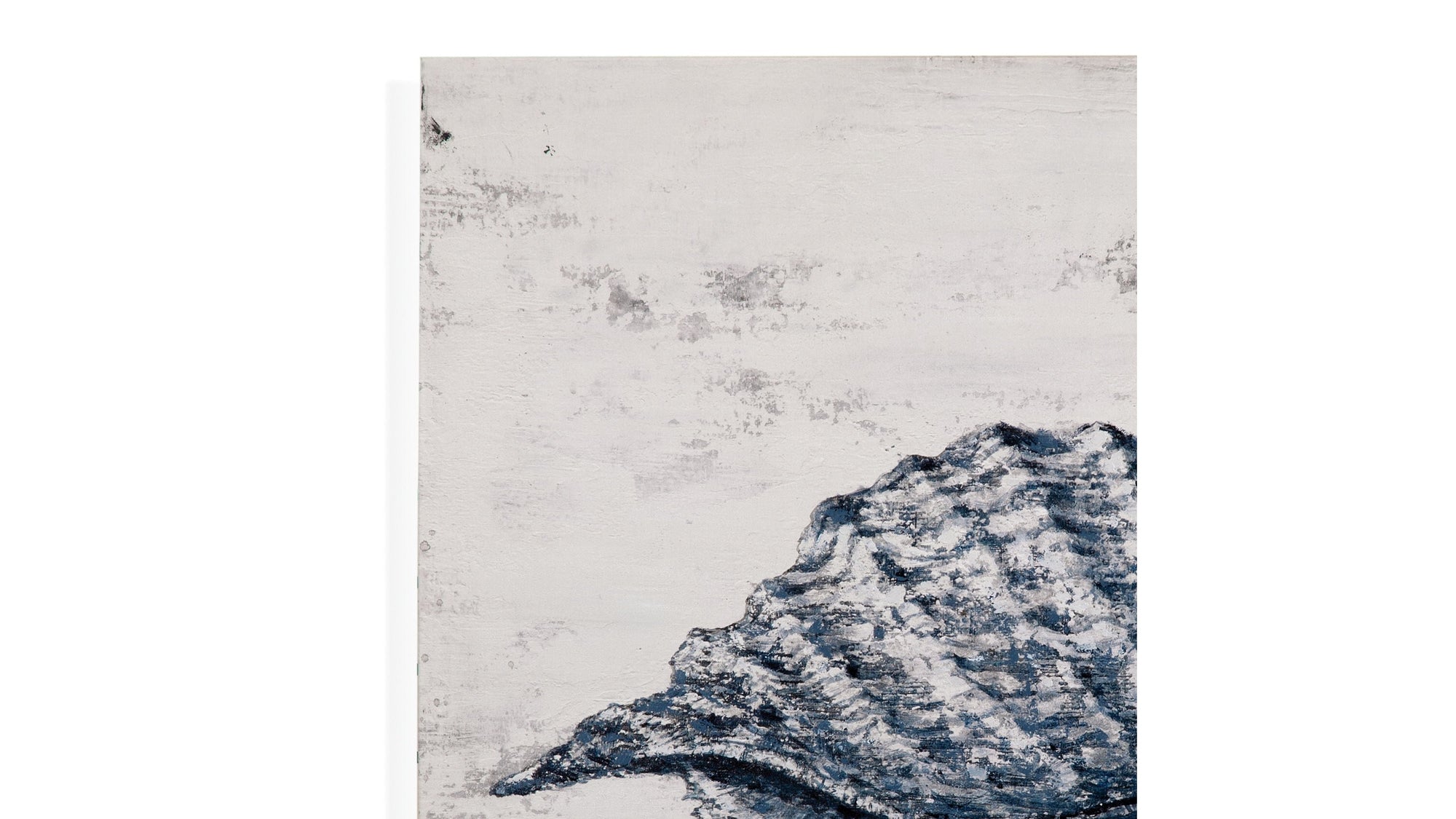 Shell I Canvas Art - Blue / Gray