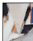 Denisa I Framed Canvas - Beige / Blue