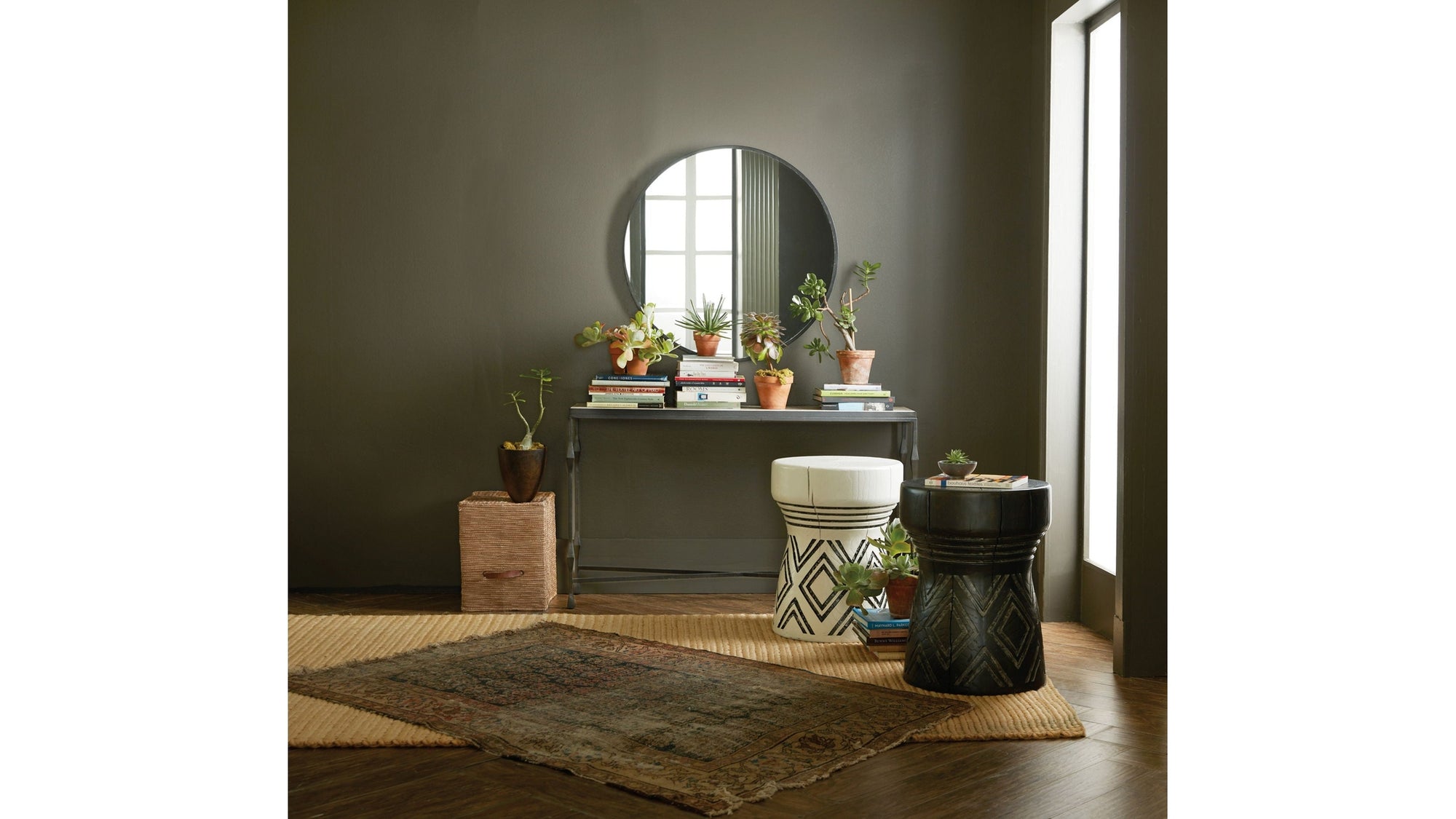Commerce And Market - Paragon Metal &amp; Wood Console Table - Black
