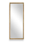 Kampar - Full Length Rattan Tall Mirror - Gold / Woodtone