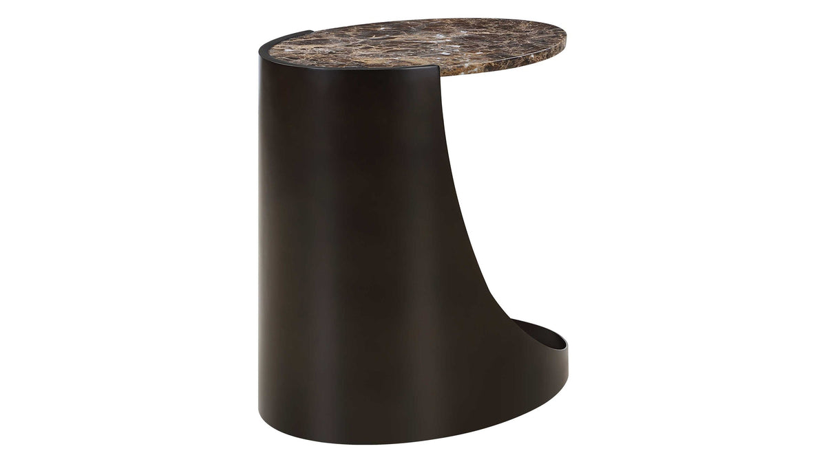 Welling - Modern Metal Side Table - Black