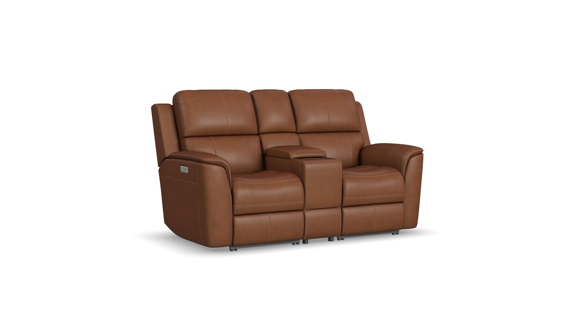 Henry - Power Reclining Loveseat With Console & Power Headrests & Lumbar
