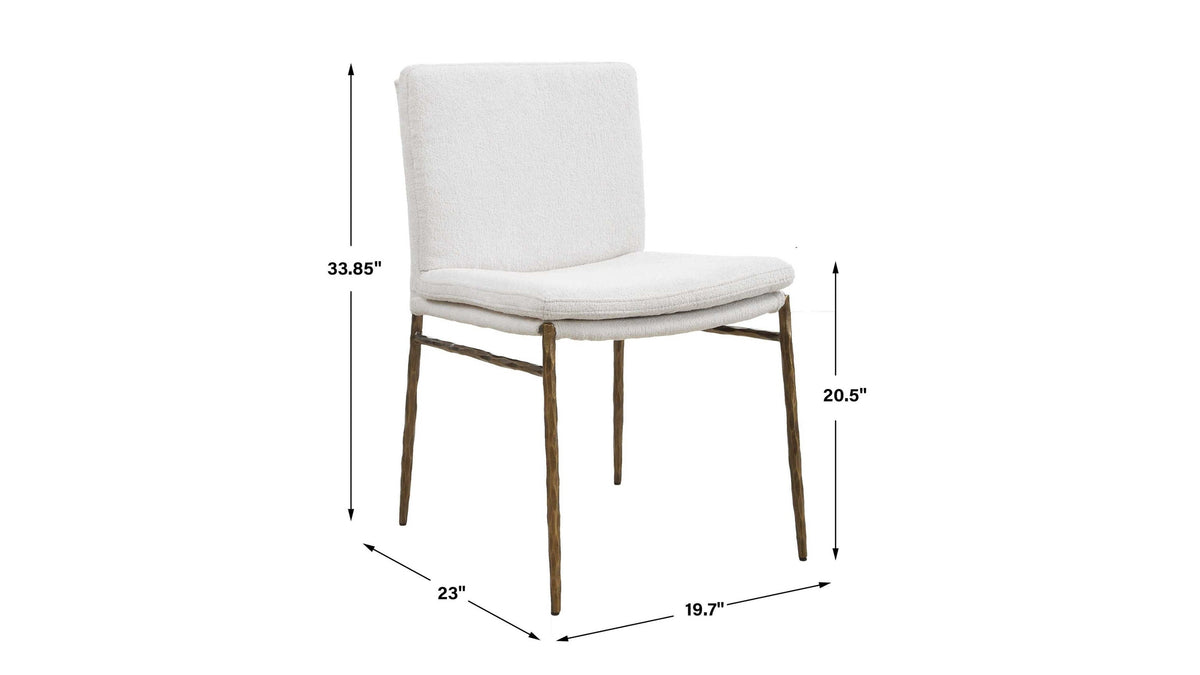 Ascend - Dining Chair - Textured White