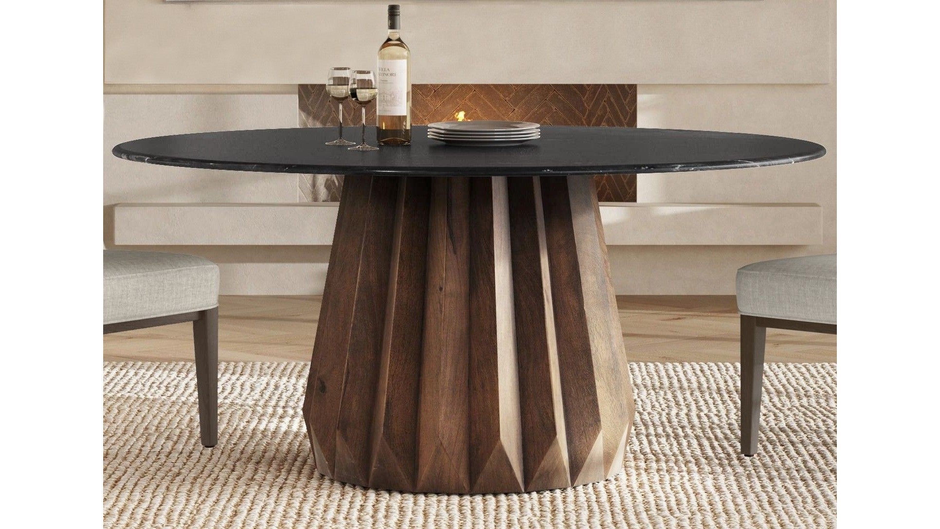 Jennings - Dining Table - Dark Brown