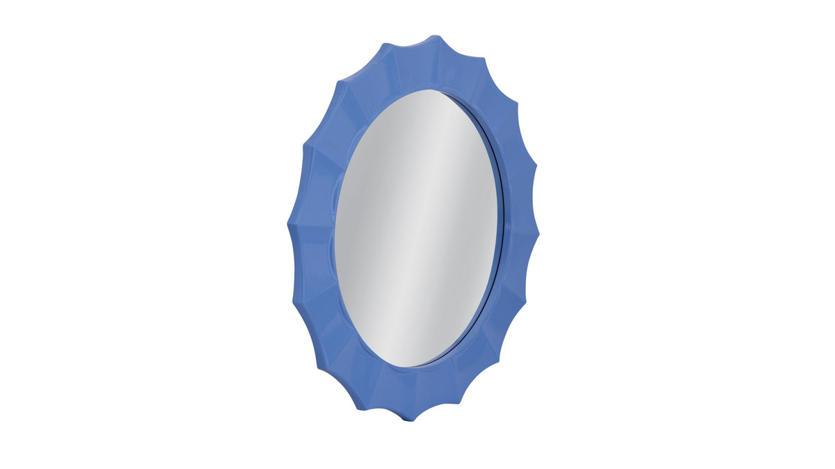 Blue Altair - Wall Mirror - Blue