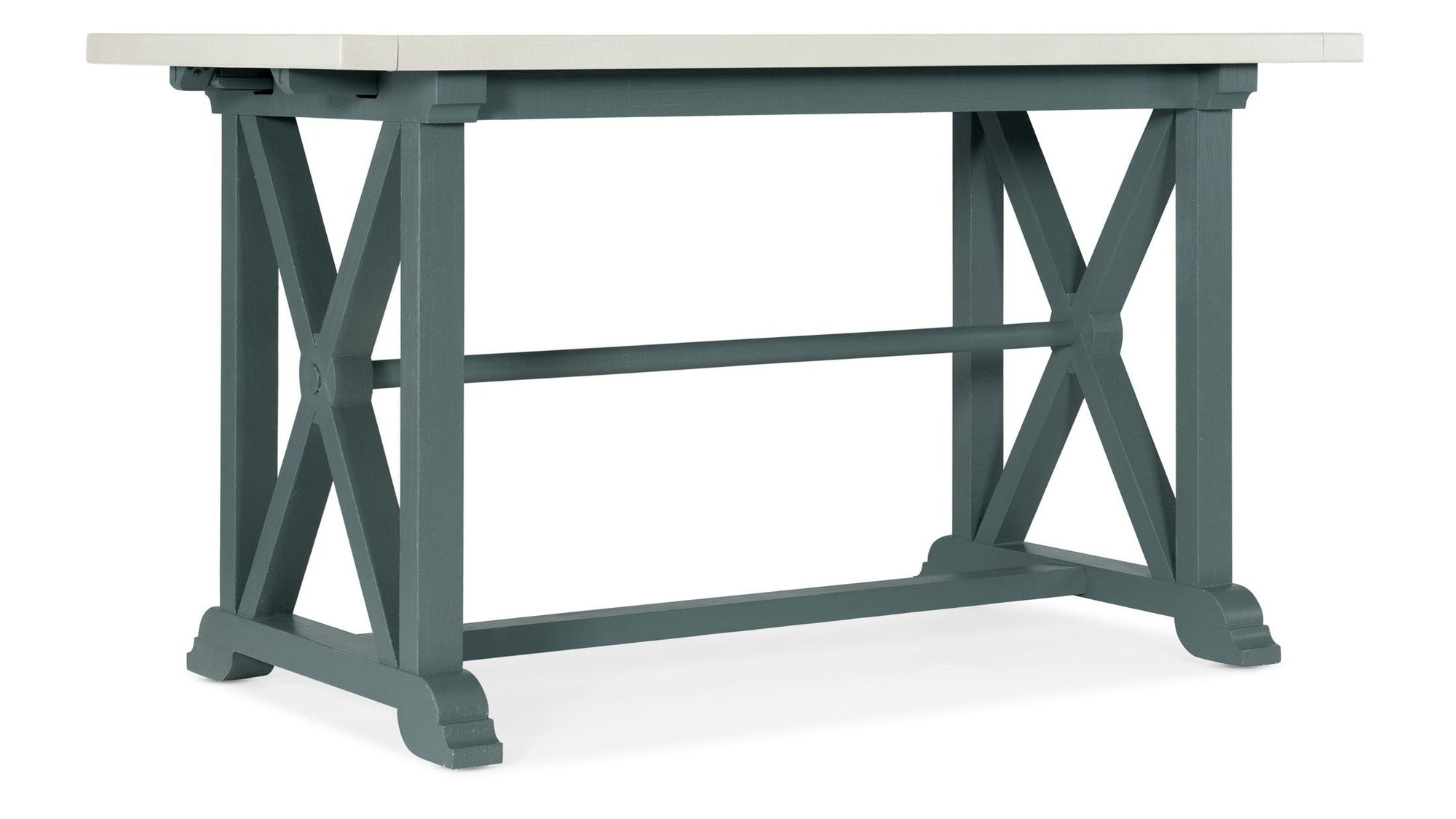 Serenity - Piers Friendship Table With 2-12" Leaves - White