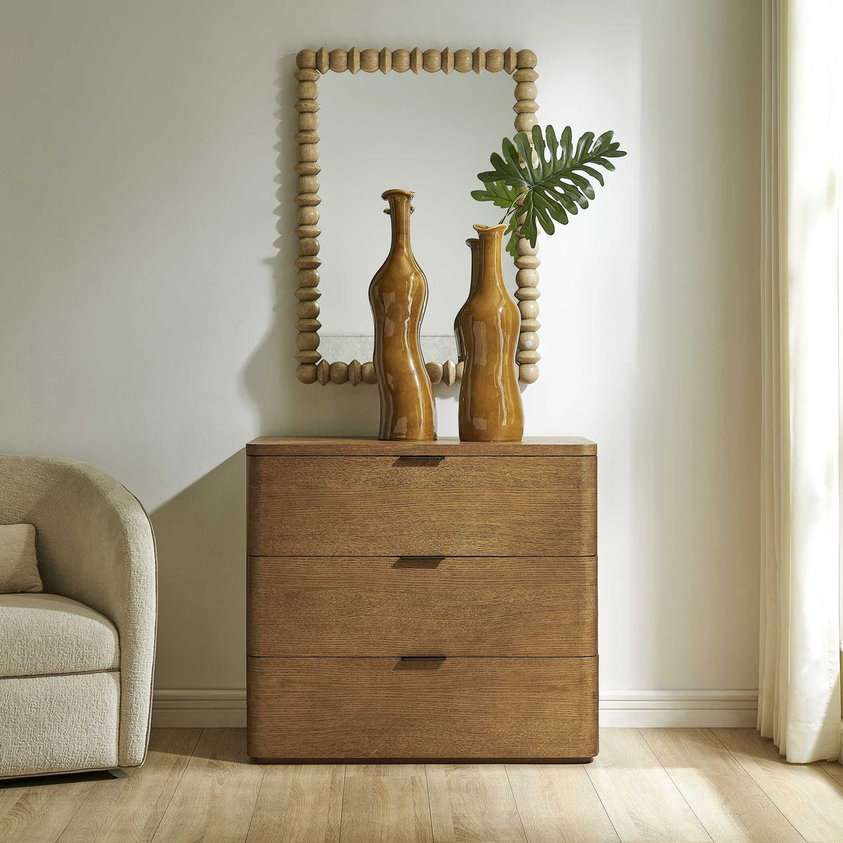 Duluth - Oak 3 Drawer Chest - Woodtone