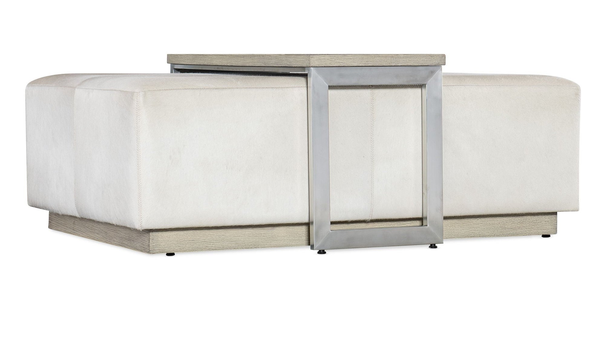 Melange - Bridged Cocktail Table - Beige