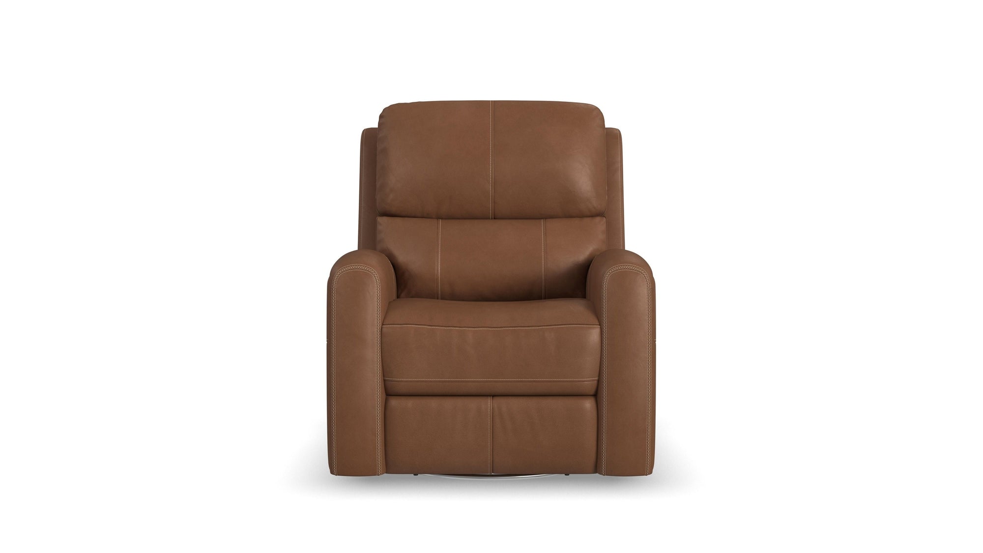 Linden - Power Swivel Gliding Recliner With Power Headrest, Lumbar, Heat &amp; Massage