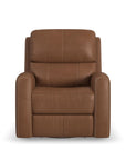 Linden - Power Swivel Gliding Recliner With Power Headrest, Lumbar, Heat & Massage