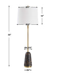 Jenson - Marble Buffet Lamp - Black