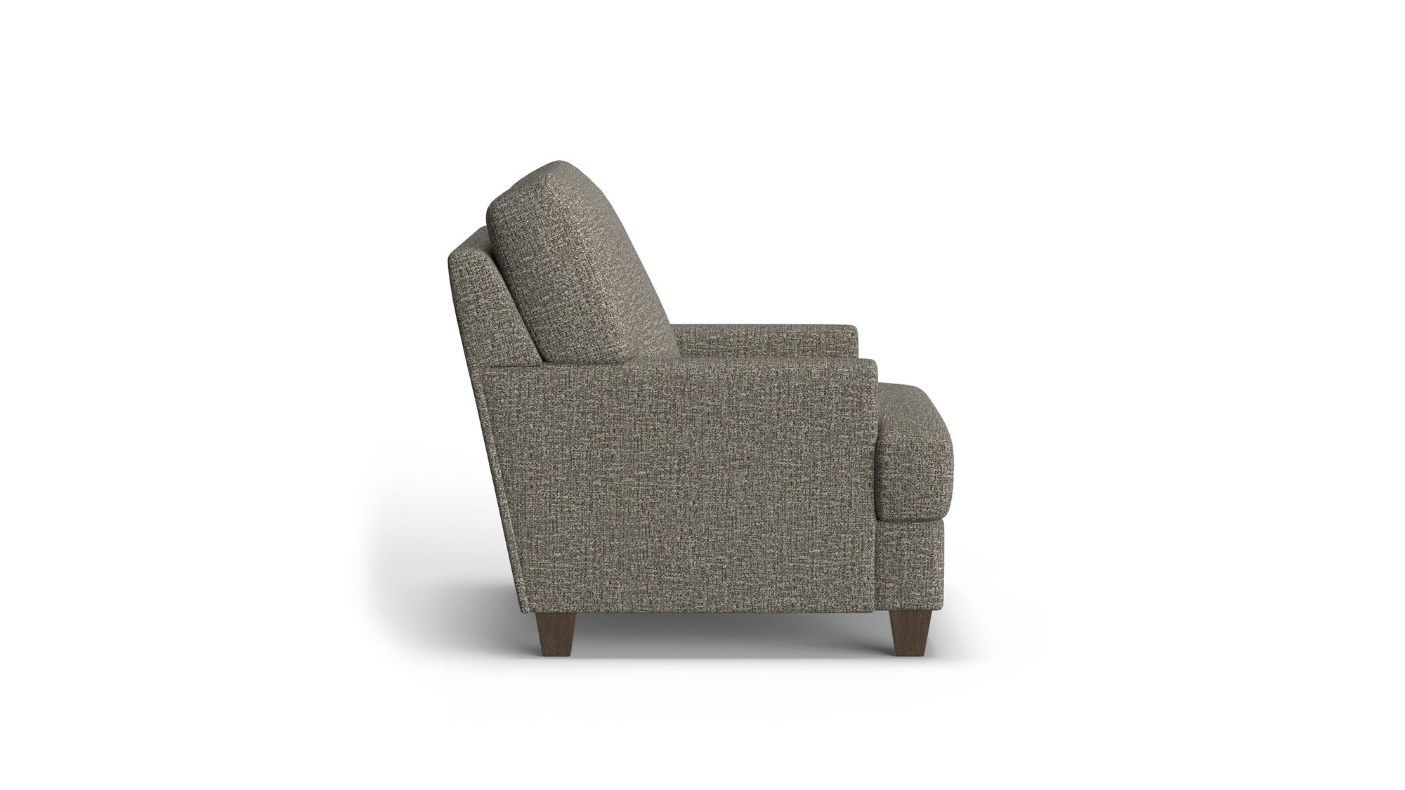 Moxy - Fabric Chair, Straight Track Arms