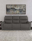 Carter - Power Reclining Sofa With Console & Power Headrests & Lumbar