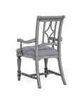 Plymouth - Upholstered Arm Dining Chair Set of 2 - Gray