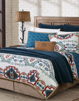 Spirit Valley - Full/Queen Quilt Set (Set of 3) - Teal