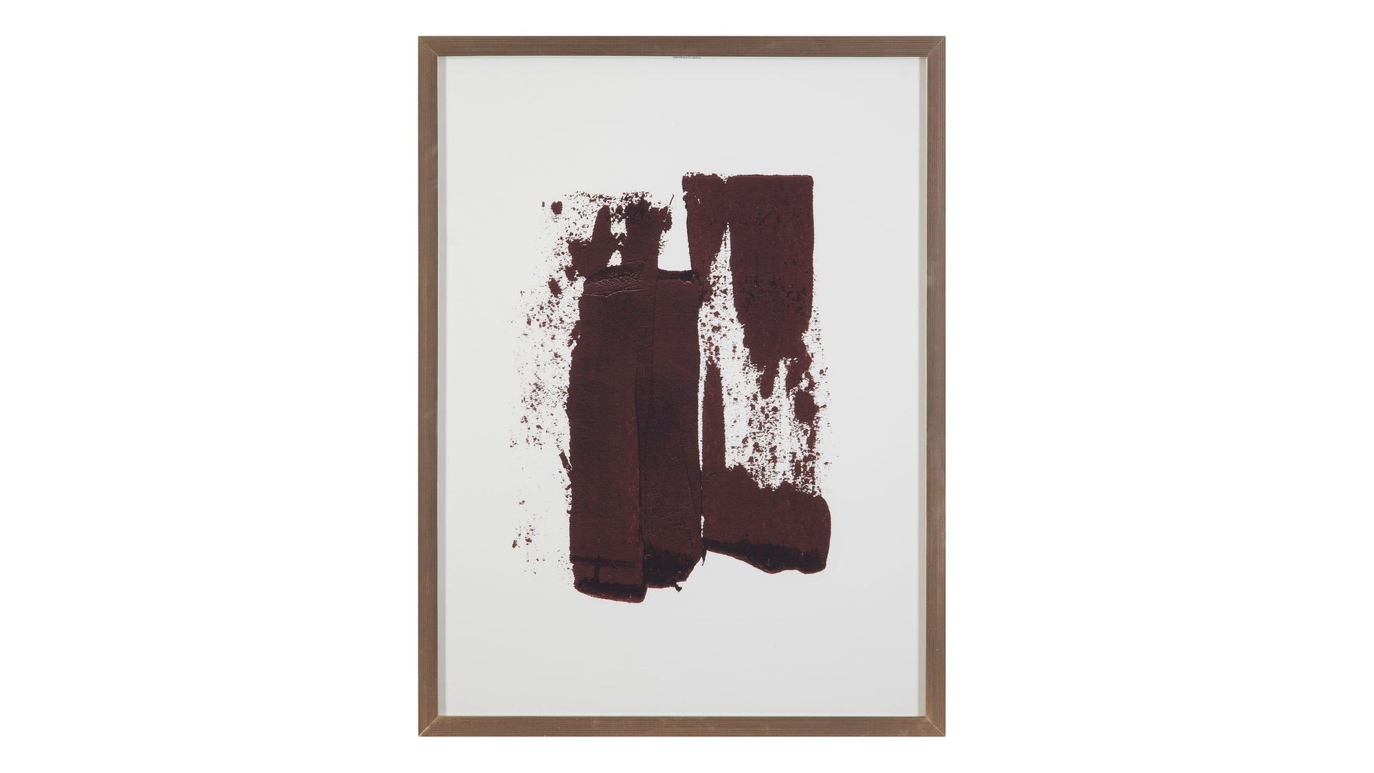 Monoliths - Contact Framed Print - Brown