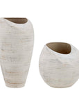 Inara - Indoor-Outdoor Vases (Set of 2) - White