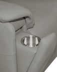 Vernon - Power Reclining Sofa With Console, Power Headrest, Lumbar, Heat & Massage