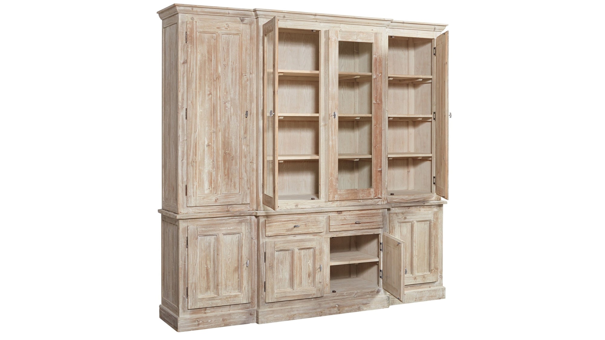 Wainscott - Display Cabinet - Beige