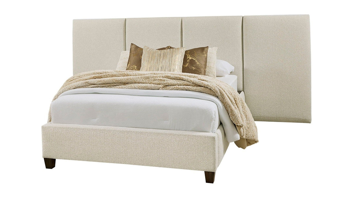 Joinery - Upholstered Wall Bed - Washed White Oak