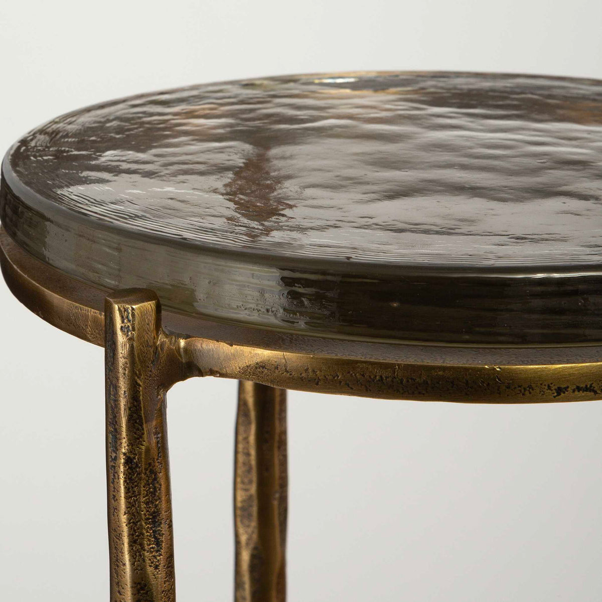 Eternity - Brass Accent Table