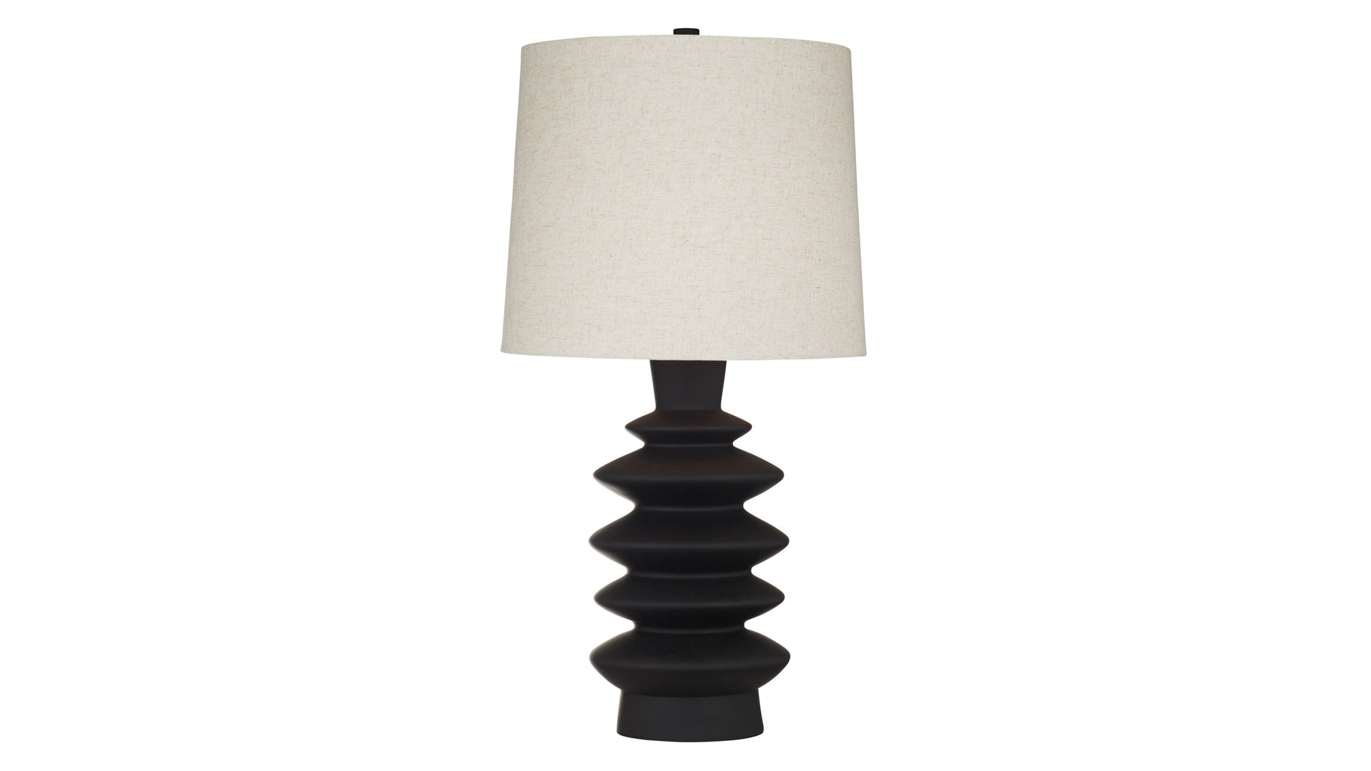 Andover - Table Lamp - Black / Beige