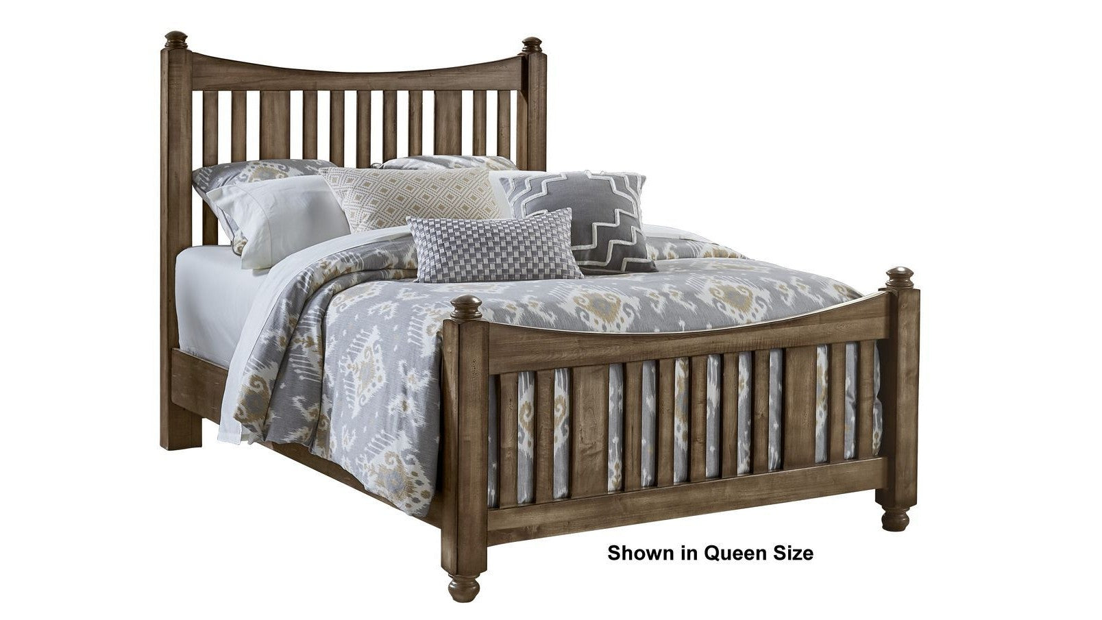 Maple Road - Slat Poster Bed With Slat Poster Footboard