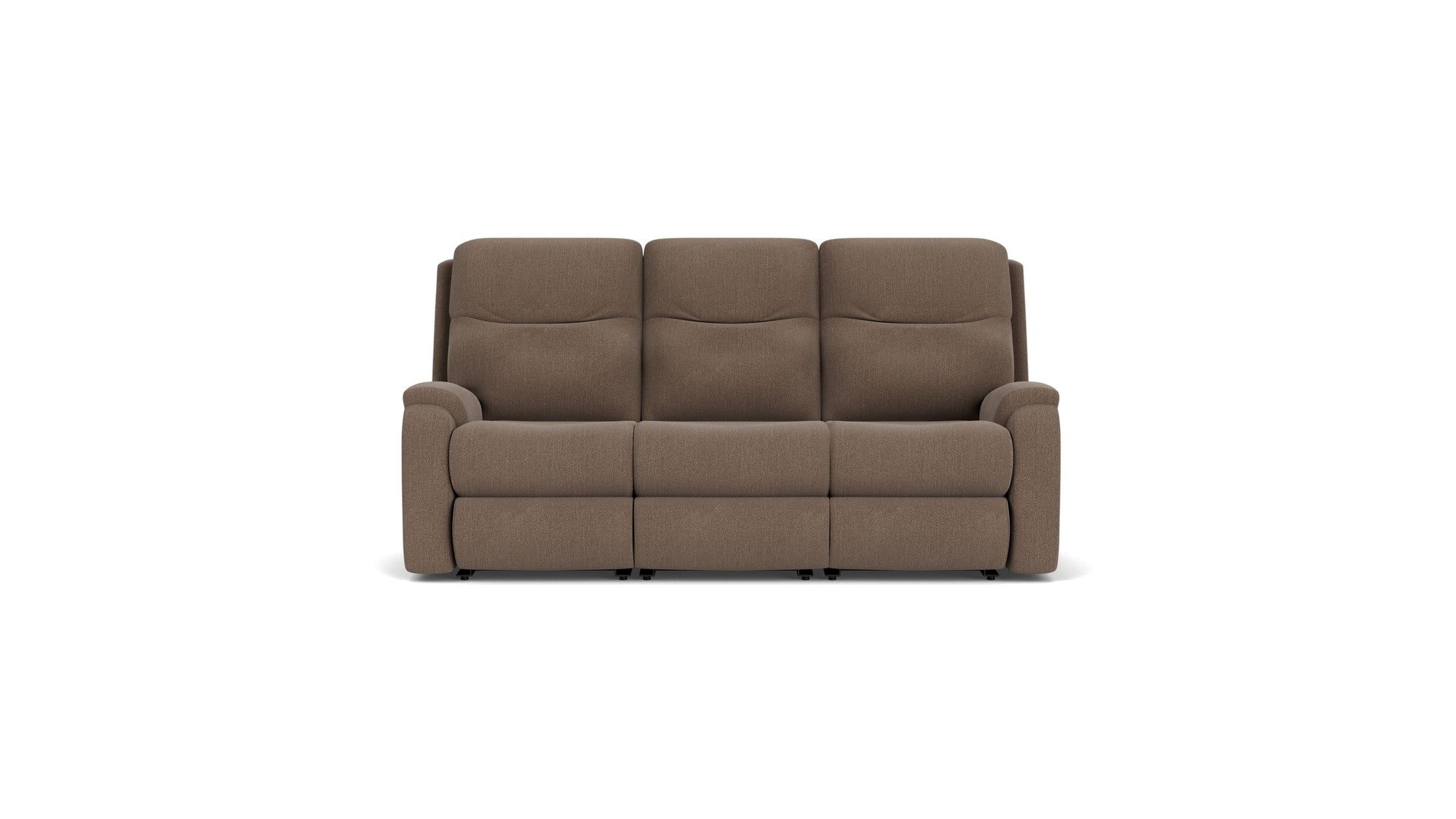 Penn - Transitional Fabric Power Reclining Sofa With Power Headrests &amp; Lumbar