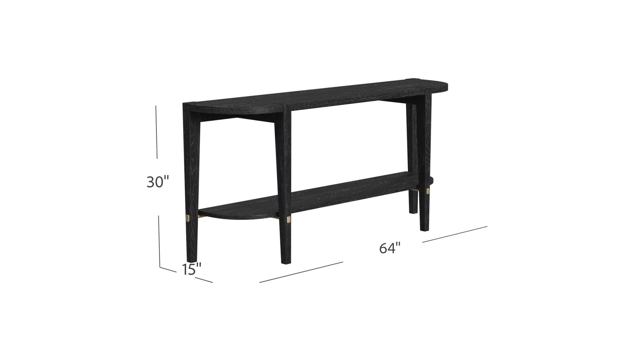 Whitfield - Console Table - Black