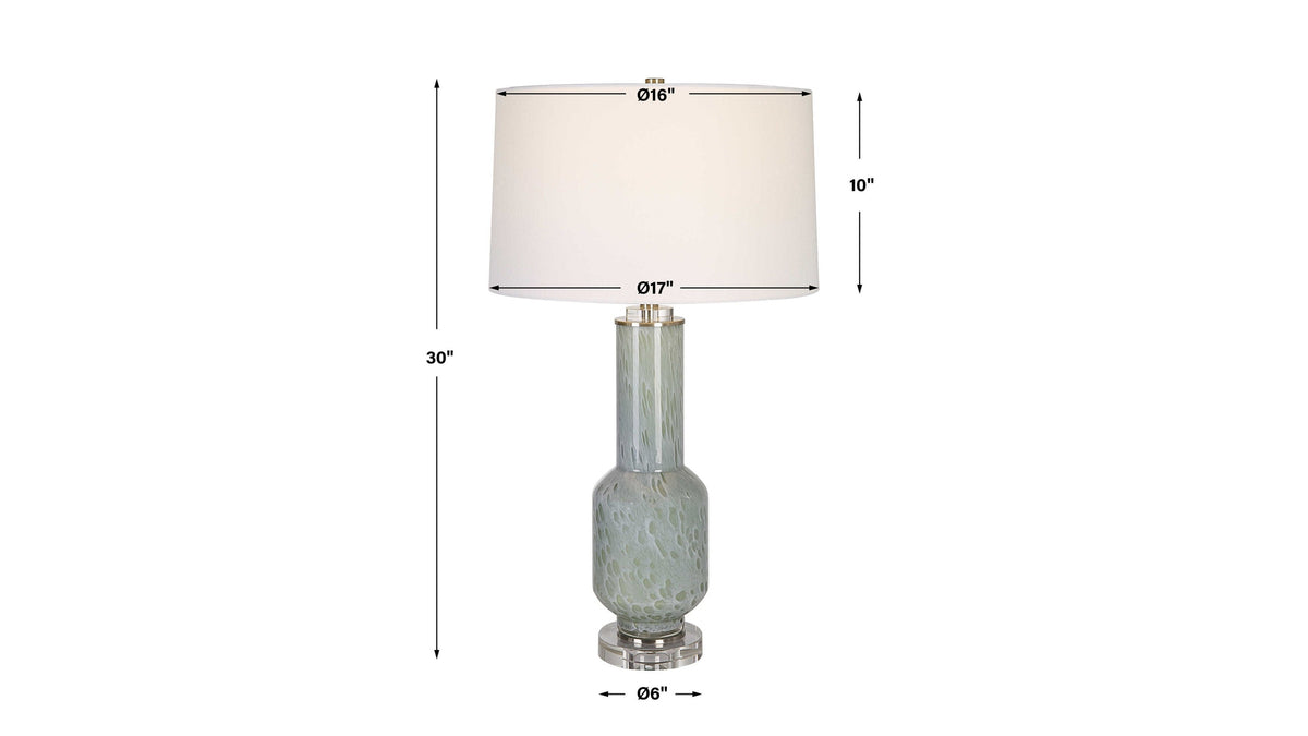 Imperia - Aqua Gray Table Lamp