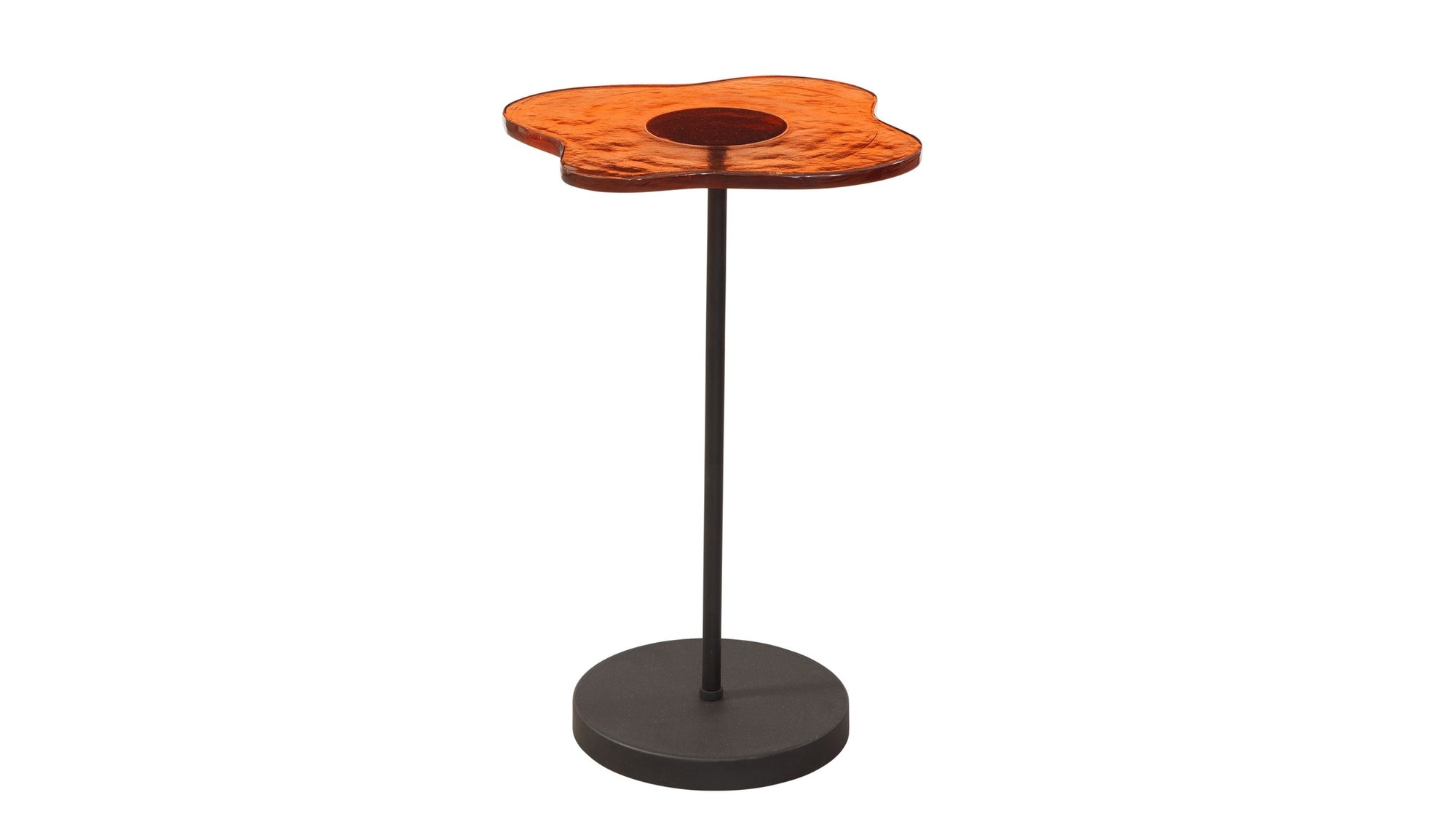 Elijah - Accent Table - Red / Black