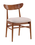 Johnson - Side Chair - Light Brown / Beige