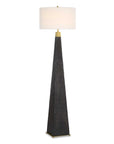 Lathey - Tapered Floor Lamp - Black