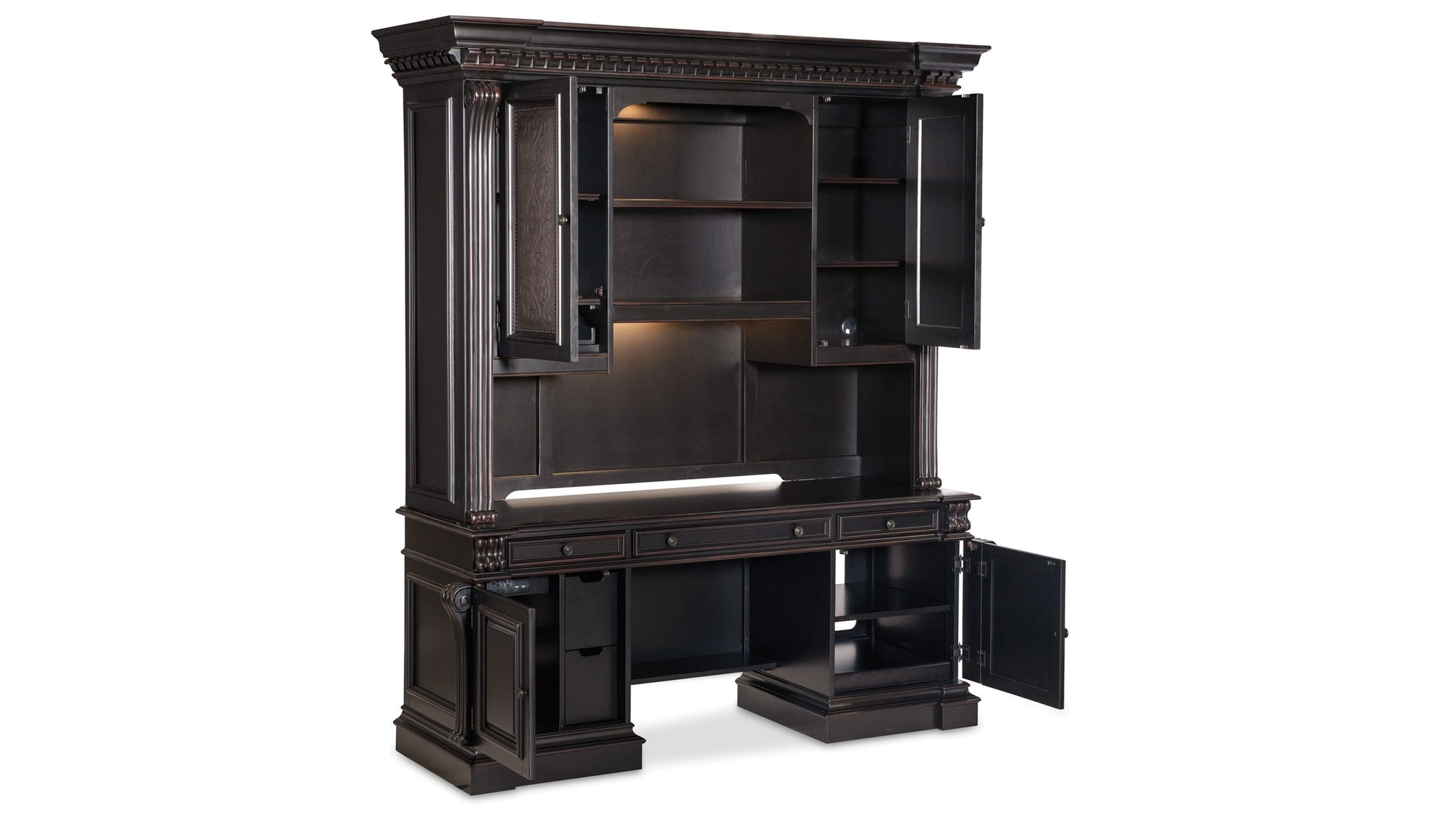Telluride - Computer Credenza - Black